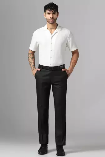 Relaxed fit regular trousers