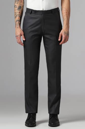 Mens relaxed fit regular trousers