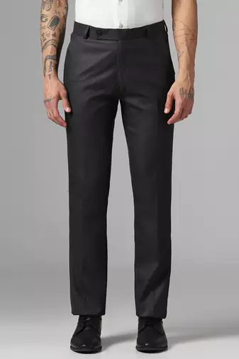 Mens relaxed fit regular trousers