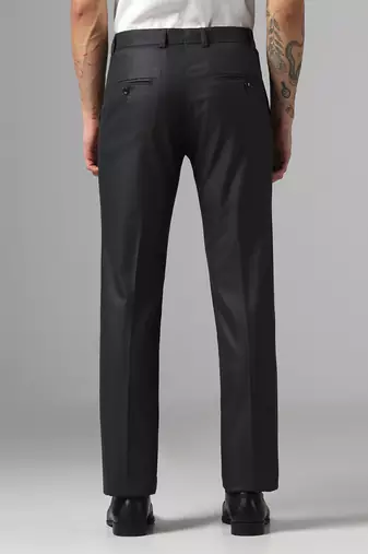 Mens relaxed fit regular trousers