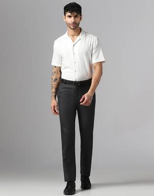 Mens relaxed fit regular trousers 5
