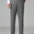 Grey micro checkered trousers