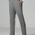 Grey micro checkered trousers