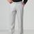 Light grey checkered men trousers