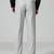 Light grey checkered men trousers