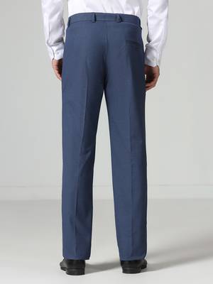 Blue regular fit trousers 2