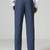 Blue regular fit trousers