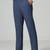 Blue regular fit trousers