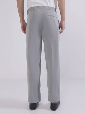 Grey wide leg trousers 2
