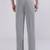 Grey wide leg trousers