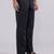 Black linen trousers