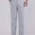 Blue linen trousers