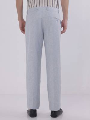 Blue linen trousers 2