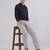 Regular fit linen trousers