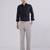 Regular fit linen trousers