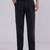 Black wide leg trousers
