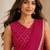 Trendy Pink Pre-Draped Sharara Saree with Sequence Embroidered Stitched Blouse.Perfect for Party, Wedding & Festive Wear