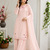 Light Pink Color Embroidery Thread Work Silk Blend Salwar suit