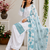 Blue Color Embroidery And Sequence Work Silk Blend Salwar Suit