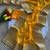 Yellow Color Embroidery Sequins Work Georgette Saree