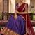 Royal Purple and Maroon Ethnic Silk Lehenga Set Featuring Traditional Gold Zari Detailing