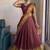 Classic Maroon Checkered Silk Lehenga Choli with Heavy Zari Border