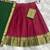 Elegant Wine and Bottle Green Traditional Silk Lehenga Set with Rich Zari Border