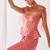 Rose pink embroidered organza co ord set
