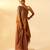 Rich brown embroidered crepe co ord set