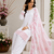 Light Pink Color Embroidery And Sequence Work Silk Blend Salwar Suit