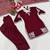 Maroon colour roman cotton farshi salwar suit with organza dupatta