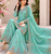 Teal Color Embroidery And Sequince Work Silk Blend Salwar Suit