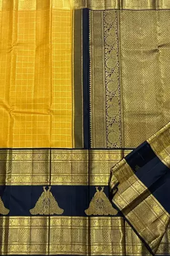 New Designer Banarasi Soft Silk Woven Saree With Blouse Set For Women's 