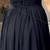 Black pure faux georgette party wear embroidery anarkali suit set