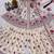 Cream heavy natural crep party wear embroidery sharara suit set