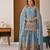 Lite rama heavy chinon silk party wear embroidery sharara suit set