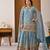Lite rama heavy chinon silk party wear embroidery sharara suit set