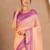New Designer Banarasi Soft Silk Peach Color Woven Women's saree With Blouse Set