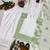 Lite green heavy natural silk party wear embroidery suit set