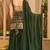 Green georgette  party wear embroidery suit set
