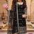 Premium black ethnic kurti with sharara and embellished dupatta set