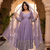 Designer lavender ethnic suit set with heavy embroidery and dupatta