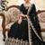 BLACK FRANCH SILK PARTY WEAR EMBROIDERY TOP LEHENGA