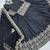 BLACK FRANCH SILK PARTY WEAR EMBROIDERY TOP LEHENGA