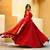 Red Chikankari Sequin Work Lehenga Choli Set with Georgette Dupatta