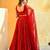 Red Chikankari Sequin Work Lehenga Choli Set with Georgette Dupatta