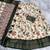 Green & Cream Kalamkari Printed Cotton Silk Lehenga Set with Zari Border For Women's