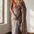 Grey colour cotton erode weaving saree with digital deer & floral print