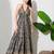 women's printed halter neck anarkali maxi dress , printed poly muslin