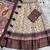 Wine Purple & Cream Cotton Silk Lehenga Set with Multicolor Floral Print and Zari Weaving Border For Women's